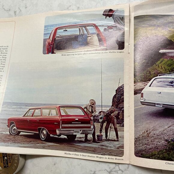 1966 Chevelle Super Sport 396, Malibu Station Wagon, Malibu Sedan Sales Brochure - Picture 4 of 6
